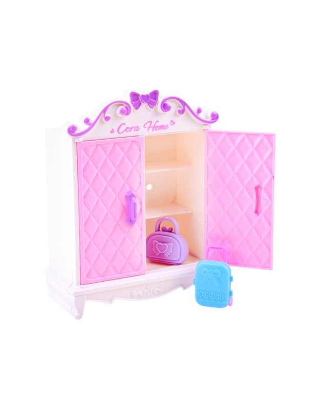 Baldai lėlių nameliui - vonios kambariui, miegamajam 