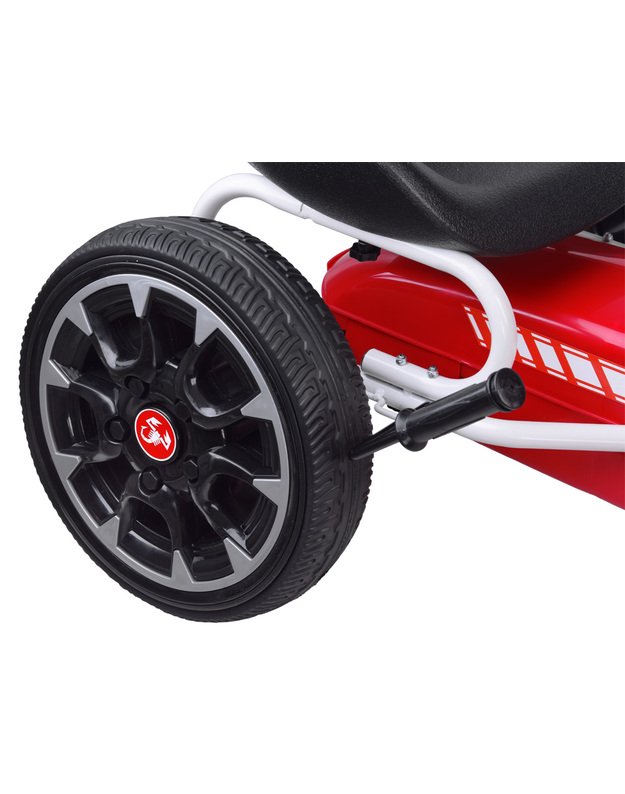 Vaikiškas minamas kartingas - raudonas