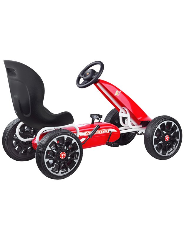 Vaikiškas minamas kartingas - raudonas