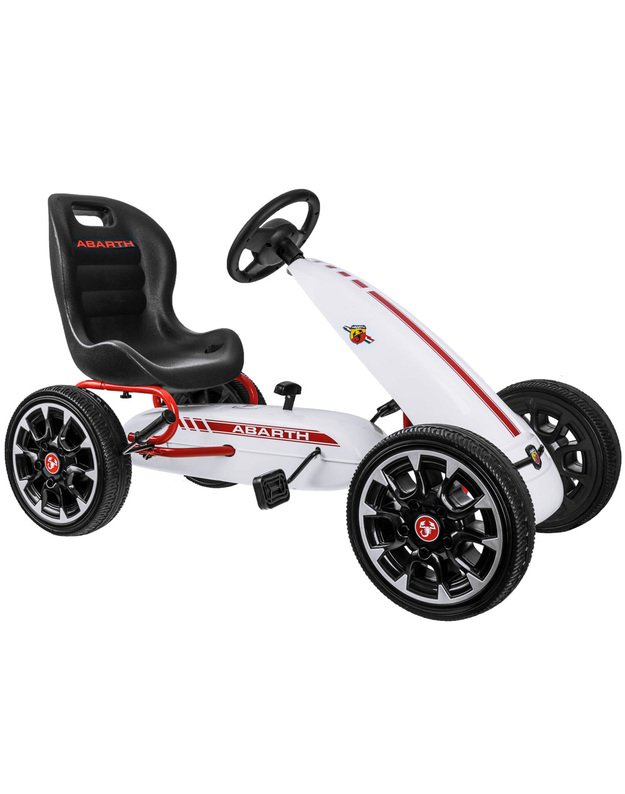 Vaikiškas minamas kartingas - baltas