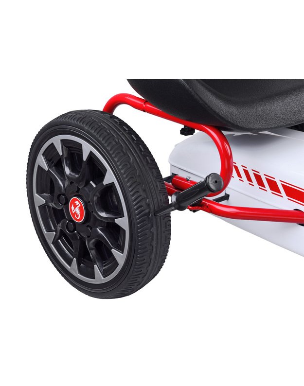 Vaikiškas minamas kartingas - baltas