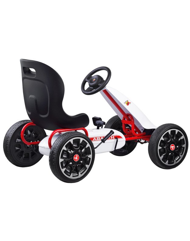 Vaikiškas minamas kartingas - baltas