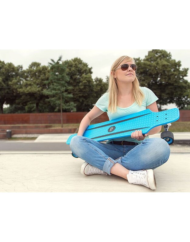 Longboard riedlentė Hudora Cruiser Star 91cm - raudona
