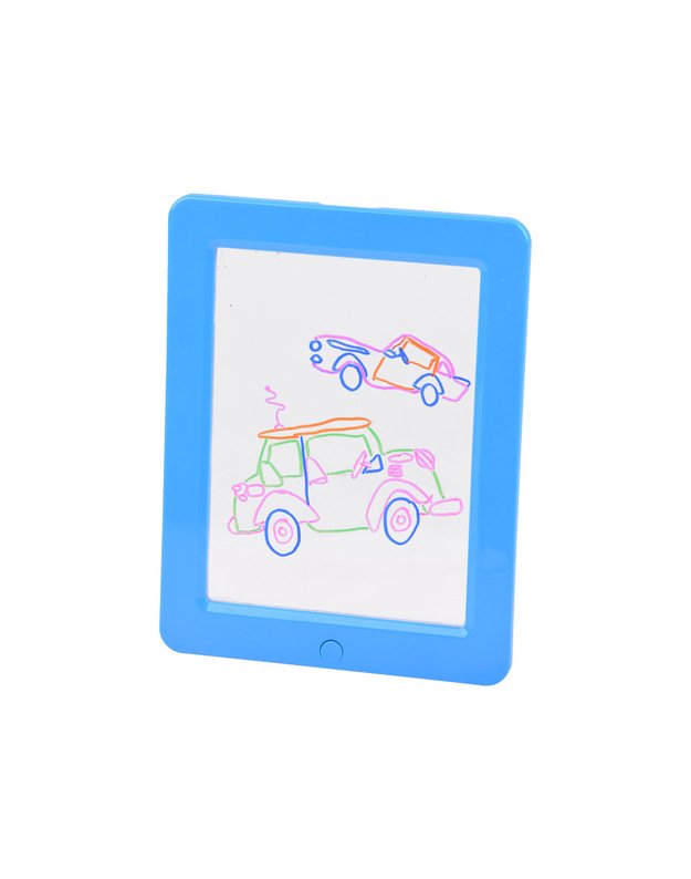 Šviečianti piešimo lenta + 3D akiniai - mėlyna