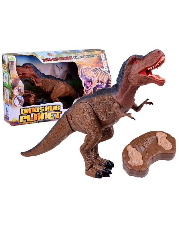 Interaktyvus dinozauras T-Rex + nuotolinio valdymo pultas