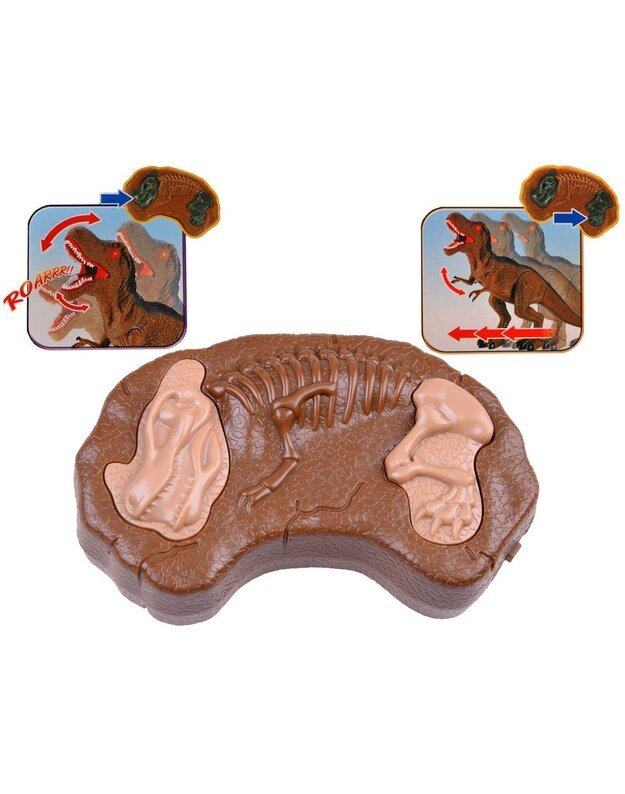 Interaktyvus dinozauras T-Rex + nuotolinio valdymo pultas