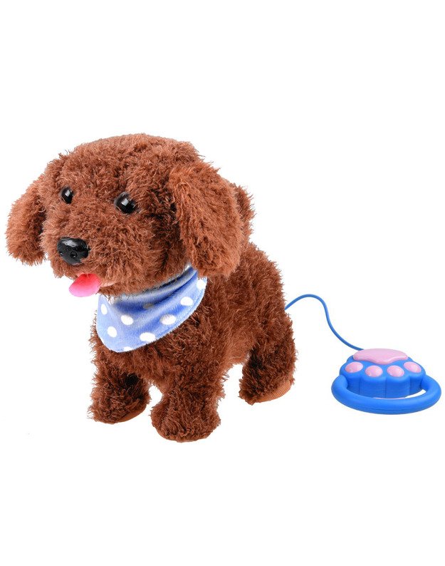 Interaktyvus mielas šuo - rudas