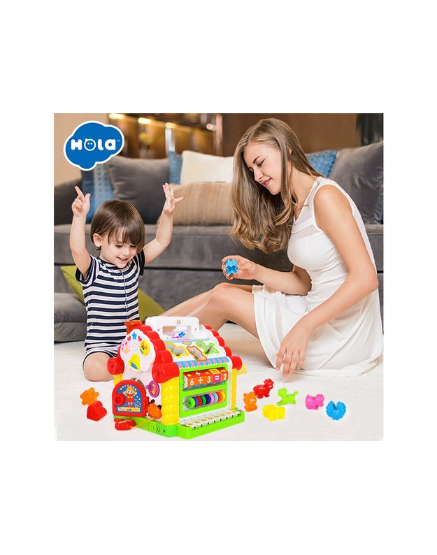 Interaktyvus edukacinis namelis su detalėmis