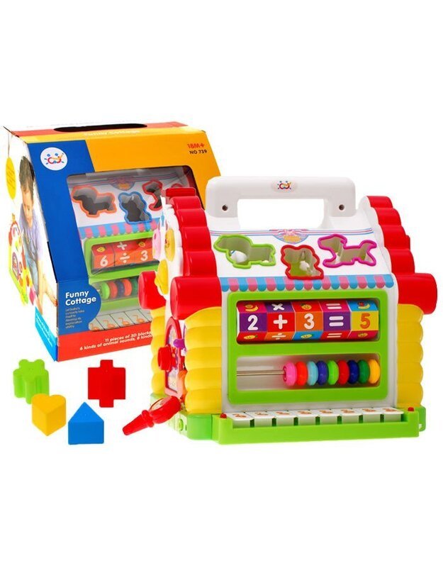 Interaktyvus edukacinis namelis su detalėmis