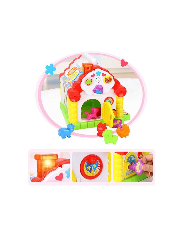 Interaktyvus edukacinis namelis su detalėmis