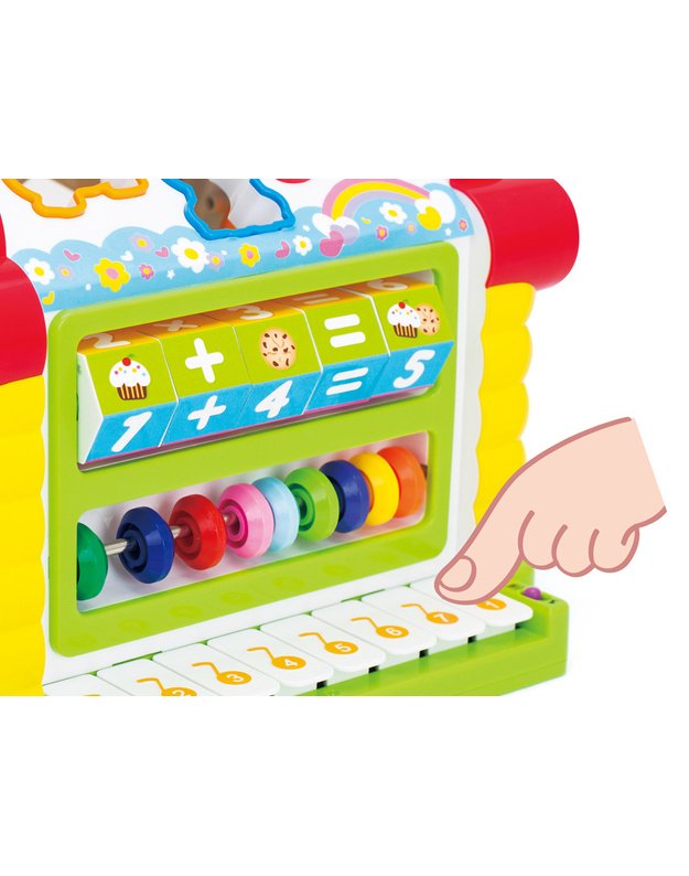 Interaktyvus edukacinis namelis su detalėmis