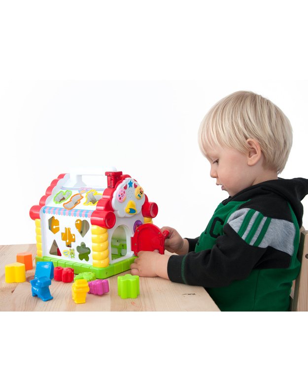 Interaktyvus edukacinis namelis su detalėmis