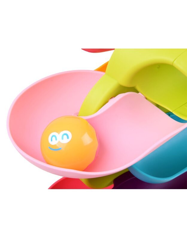 Interaktyvi kamuoliukų ir automobiliuko trasa + garso efektai