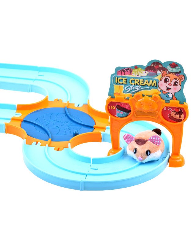 Interactive track for the hamster ice cream parlor ZA3989