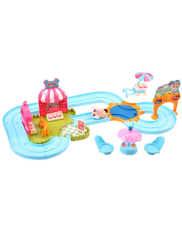 Interactive track for the hamster ice cream parlor ZA3989