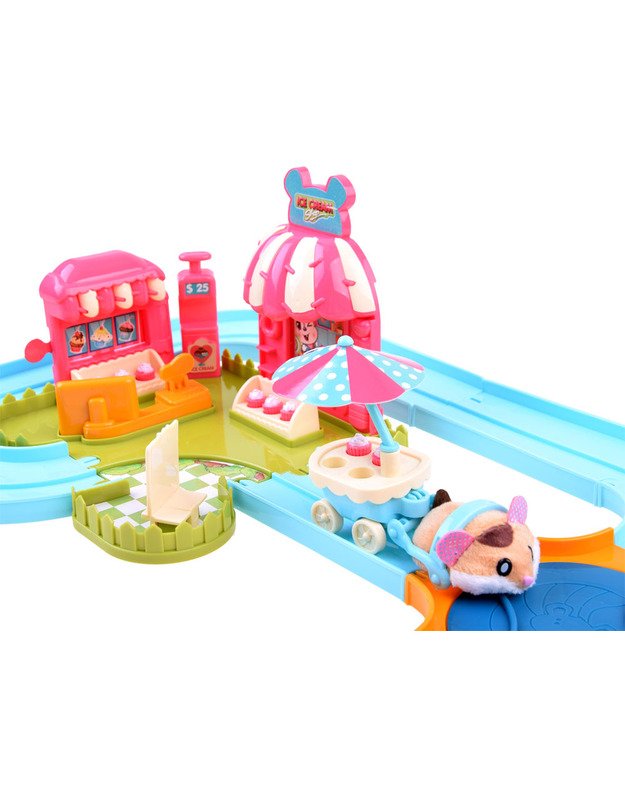 Interactive track for the hamster ice cream parlor ZA3989