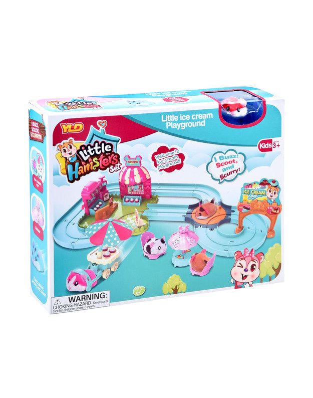 Interactive track for the hamster ice cream parlor ZA3989