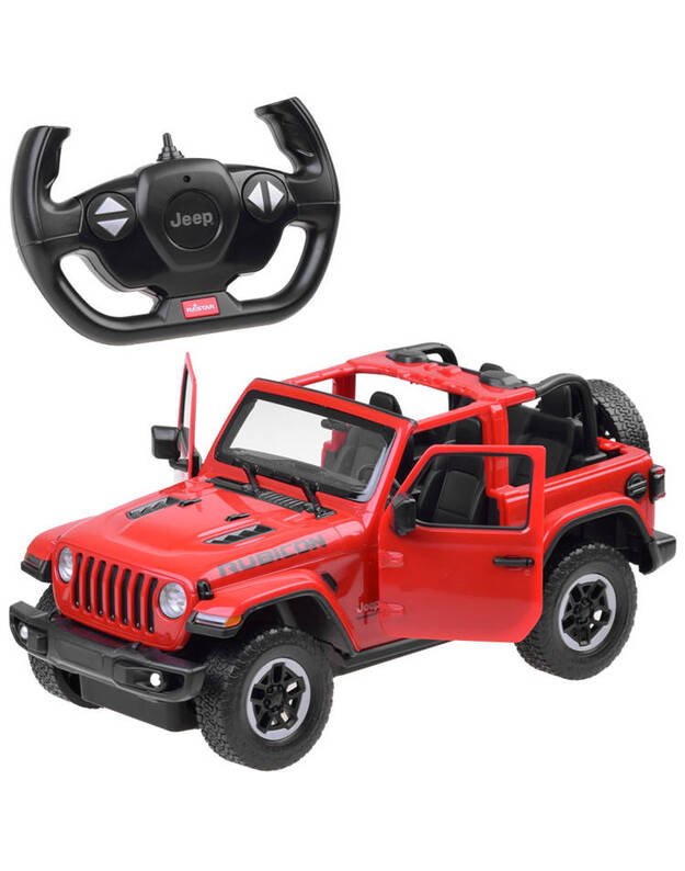 Jeep RUBICON visureigis RASTAR + nuotolinio valdymo pultas