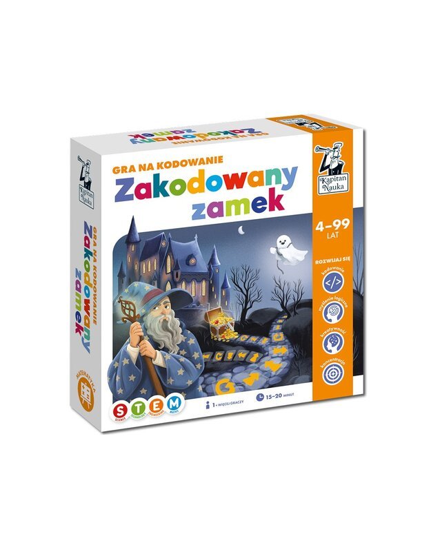 Kapitonas Mokslas. Koduotos pilies dėlionės žaidimas