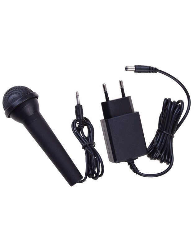 Vaikiškas sintezatorius + mikrofonas - raudonas