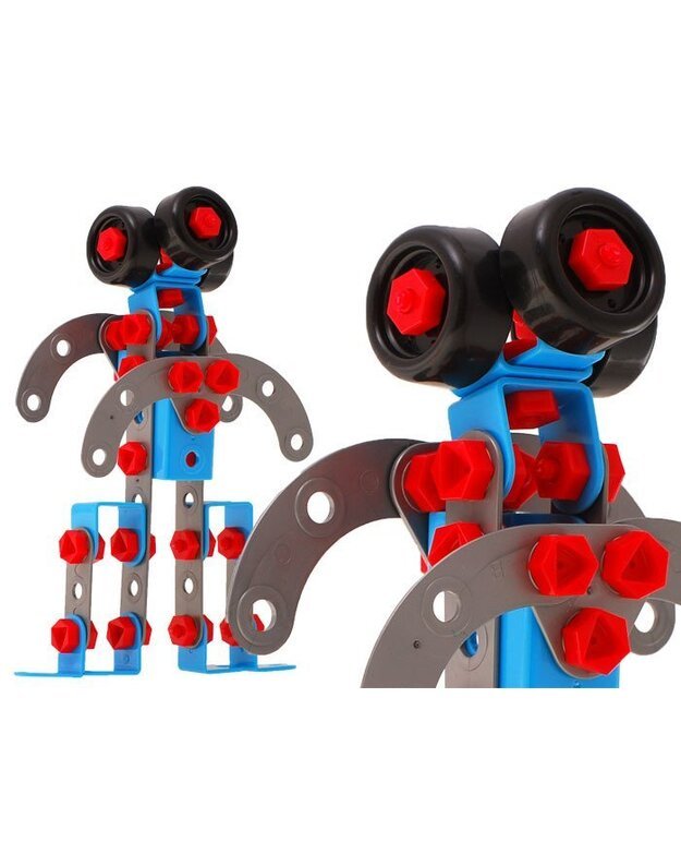 Kūrybiniai blokeliai įvairioms konstrukcijoms statyti