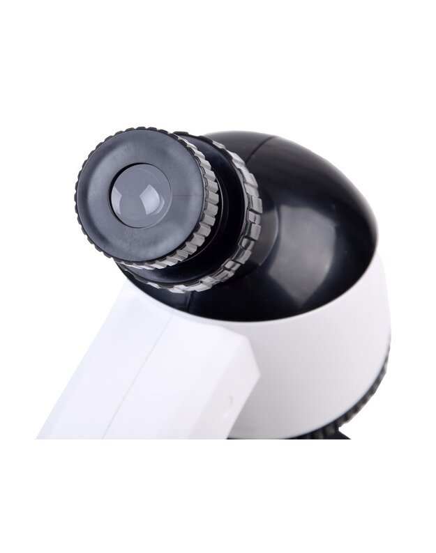 Laboratorinio mikroskopo rinkinys mokslininkui - baltas