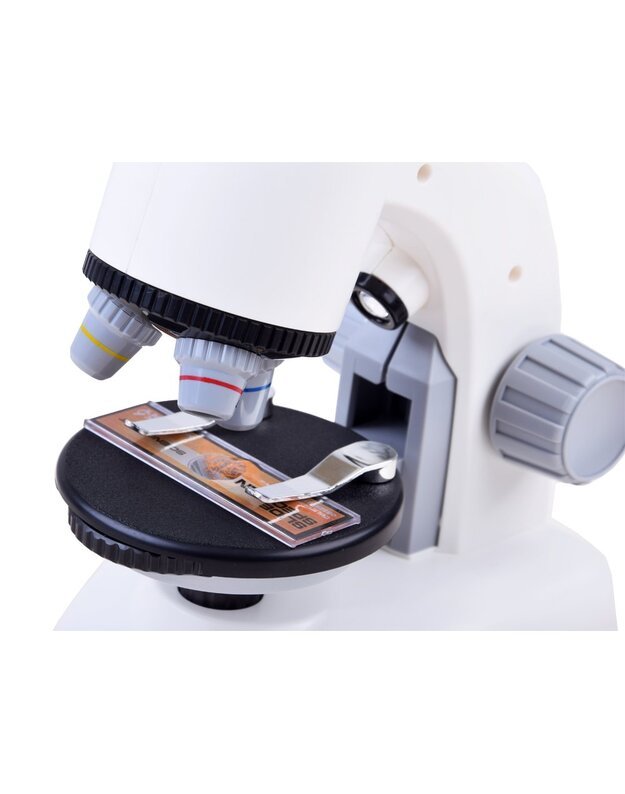 Laboratorinio mikroskopo rinkinys mokslininkui - baltas