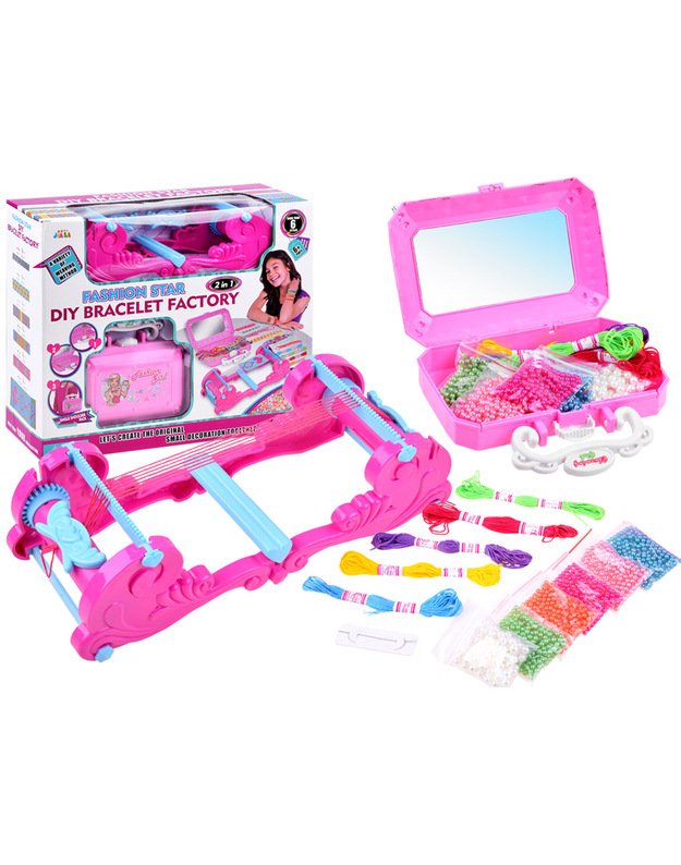 Staklės apyrankėms kurti + priedai