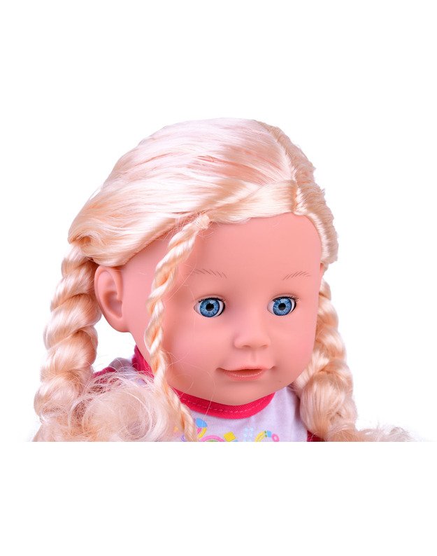 Lėlė Julija su kasytėmis + miela kuprinė ir akiniai