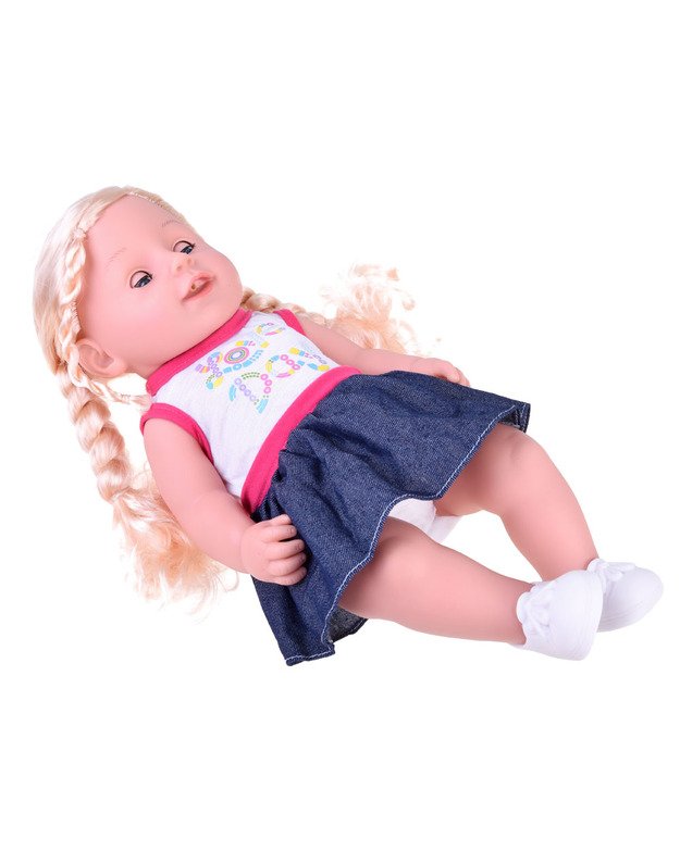 Lėlė Julija su kasytėmis + miela kuprinė ir akiniai