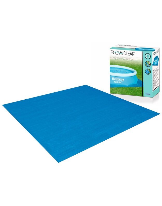 Apsauginis kilimėlis po baseinu 335x335 cm