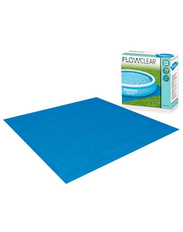 Apsauginis kilimėlis po baseinu 396x396 cm