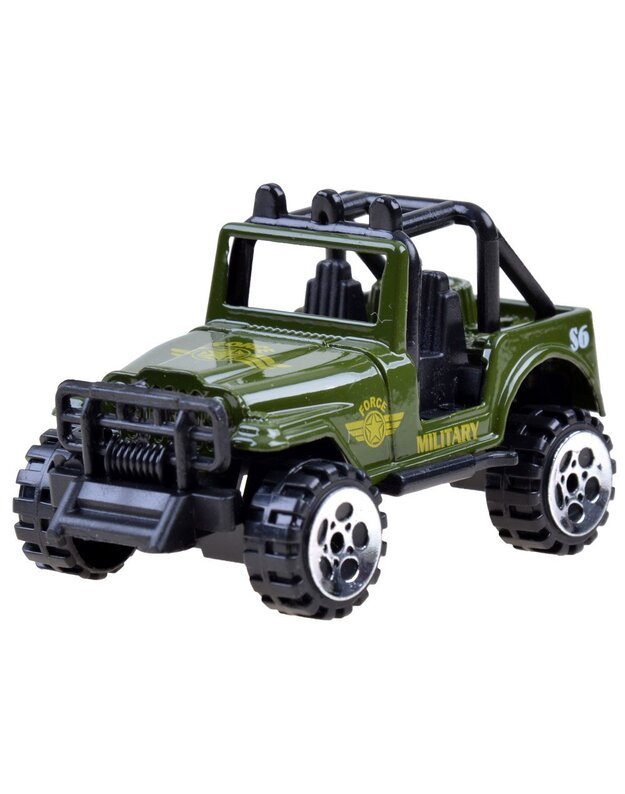 Metal cars, set WOJSKO 6 pcs, ZA3505 