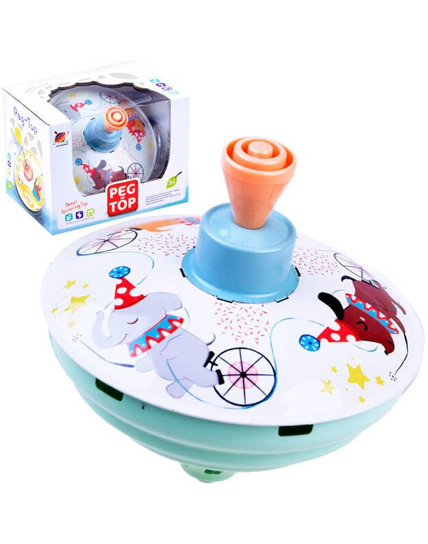 Metal DRUMP traditional toy bittern ZA3884