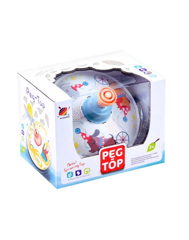 Metal DRUMP traditional toy bittern ZA3884