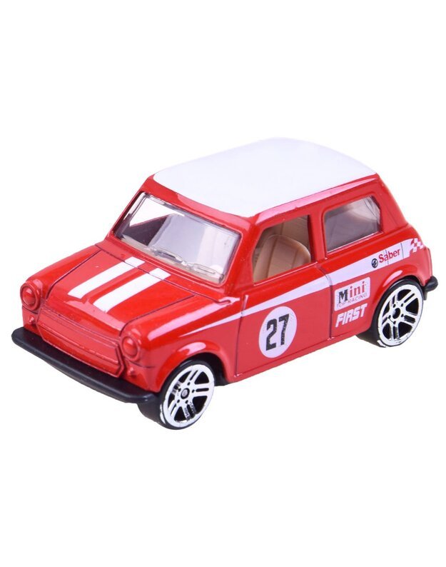 Retro stiliaus metalinių mašinėlių komplektas 12 vnt.