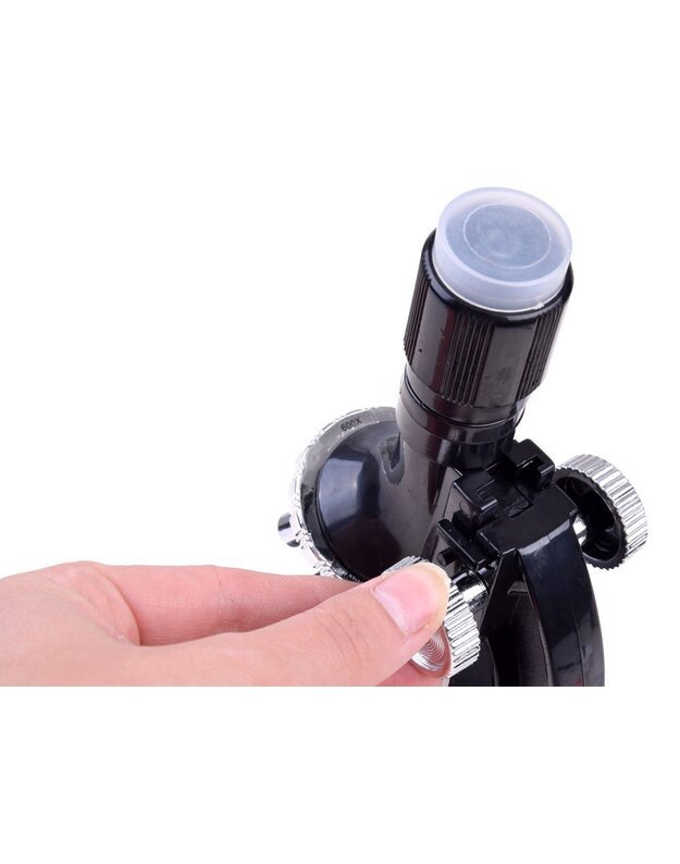  Mikroskopas + priedai jaunajam mokslininkui