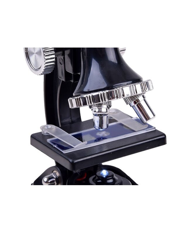  Mikroskopas + priedai jaunajam mokslininkui