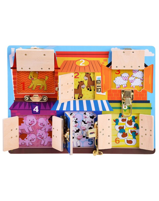 Jutiminė lenta su spynelėmis