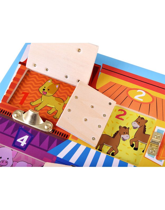 Jutiminė lenta su spynelėmis