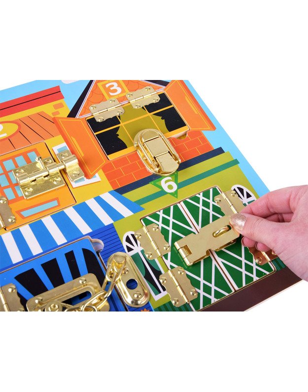 Jutiminė lenta su spynelėmis