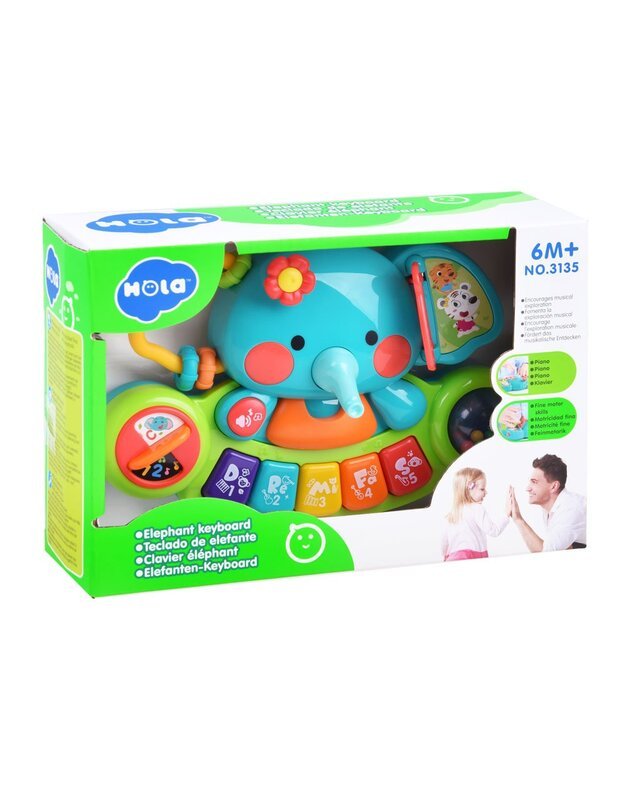 Interaktyvus muzikinis pianinas „Drambliukas” 