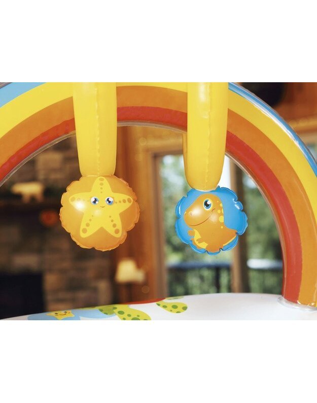 Outdoor inflatable windshield with bow 52241