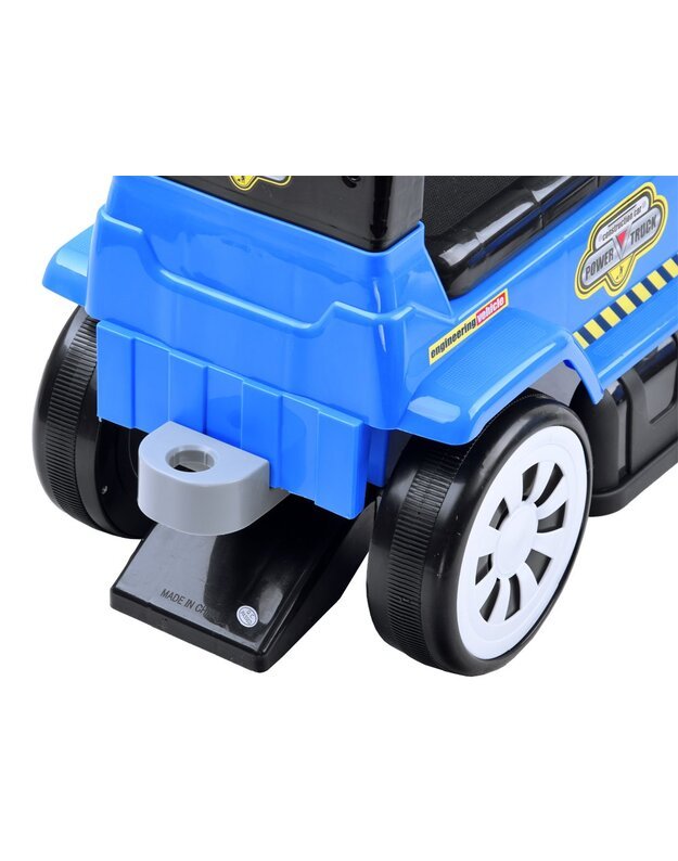 Paspiriama mašinėlė Traktorius su priekaba - mėlynas