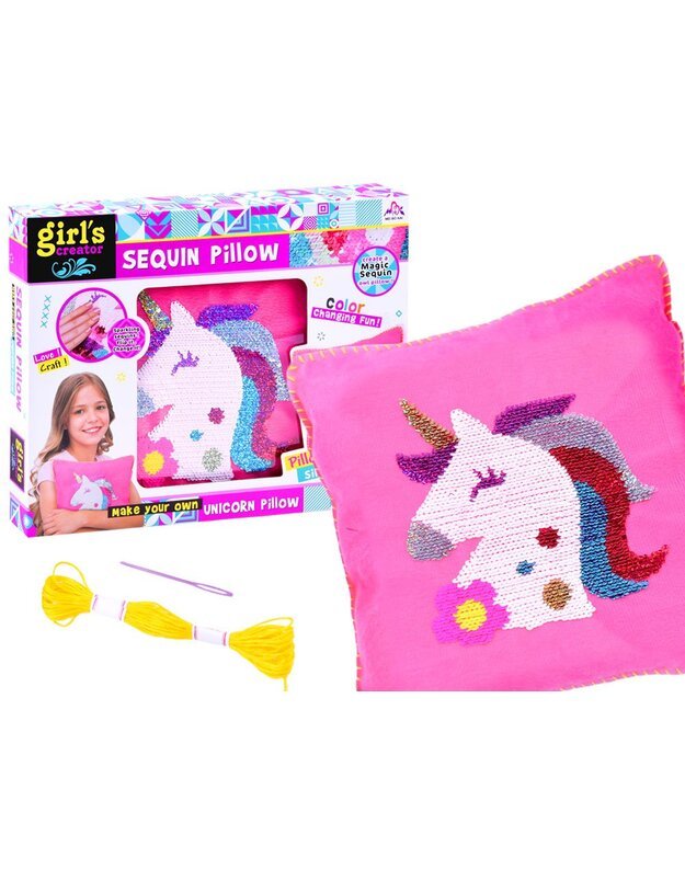 Kūrybinis pagalvėlės siuvinėjimo rinkinys