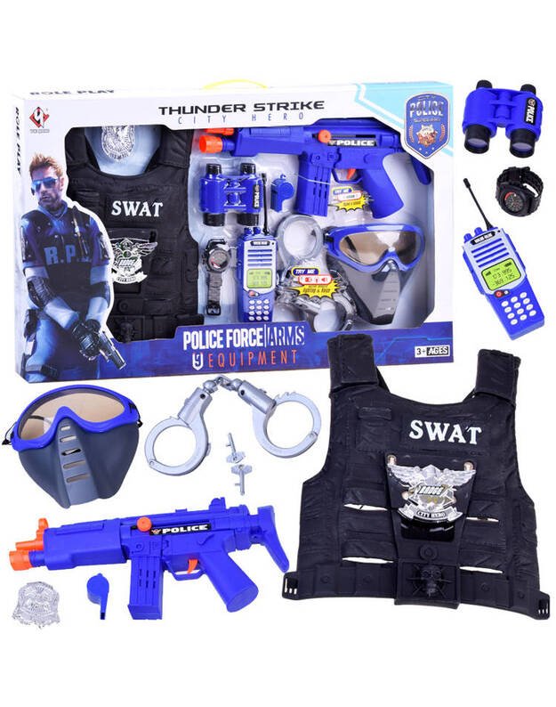 Policininko komplektas su liemene