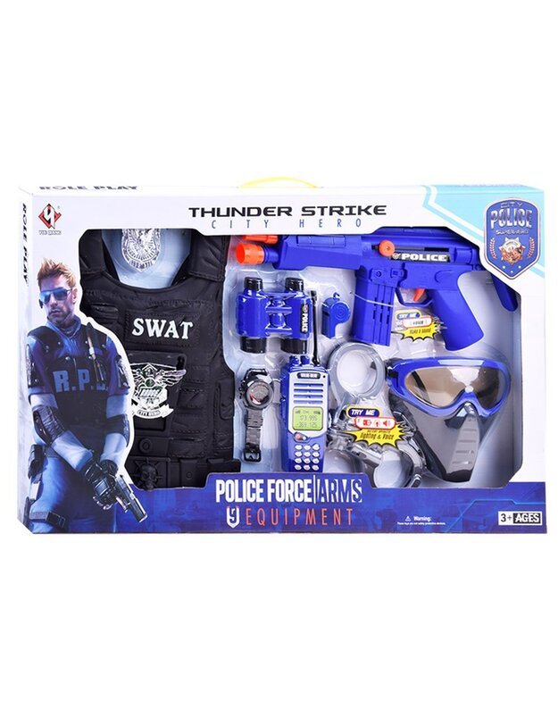 Policininko komplektas su liemene