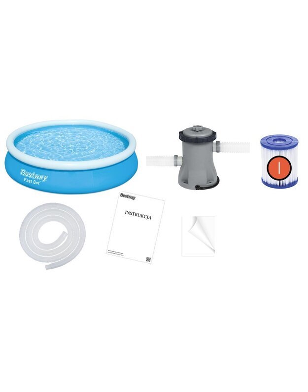 Pripučiamas baseinas Fast Set Bestway 366x76 cm