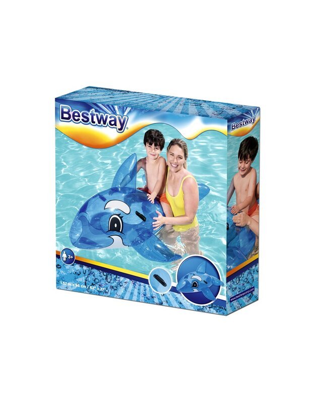 Pripučiamas delfinas Bestway Big Blue  157cm - mėlynas
