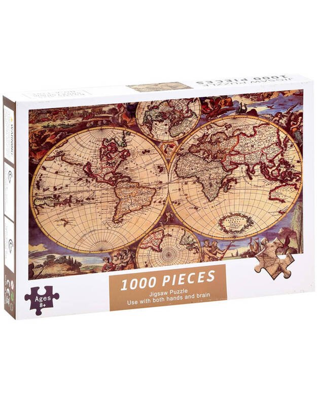 Puzzle ancient old WORLD MAP 1000 pieces ZA3963
